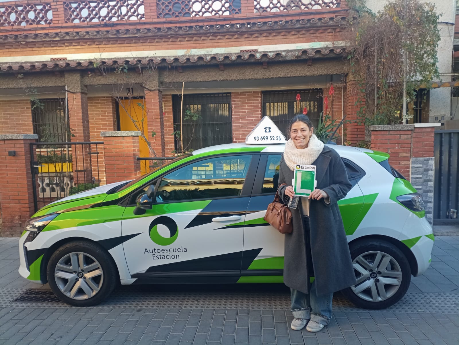 Conductor aprobado de la autoescuela