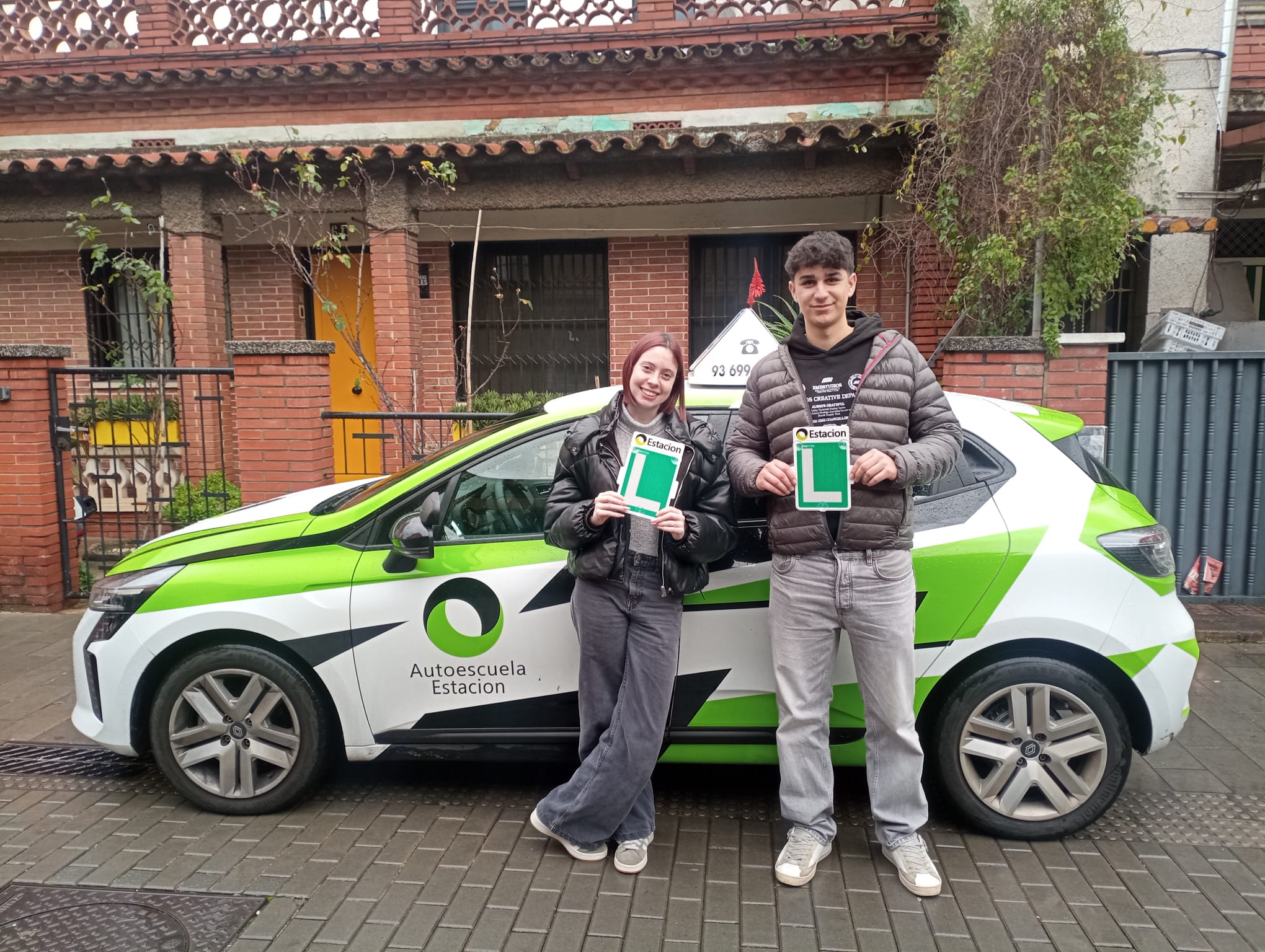 Conductor aprobado de la autoescuela