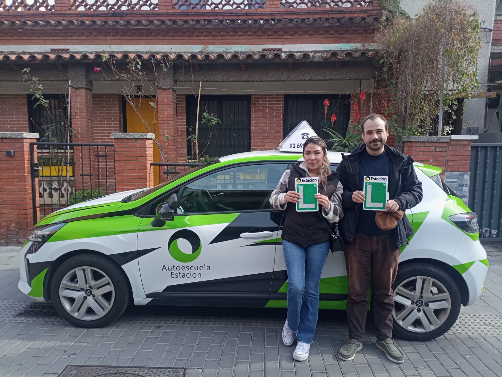 Conductor aprobado de la autoescuela
