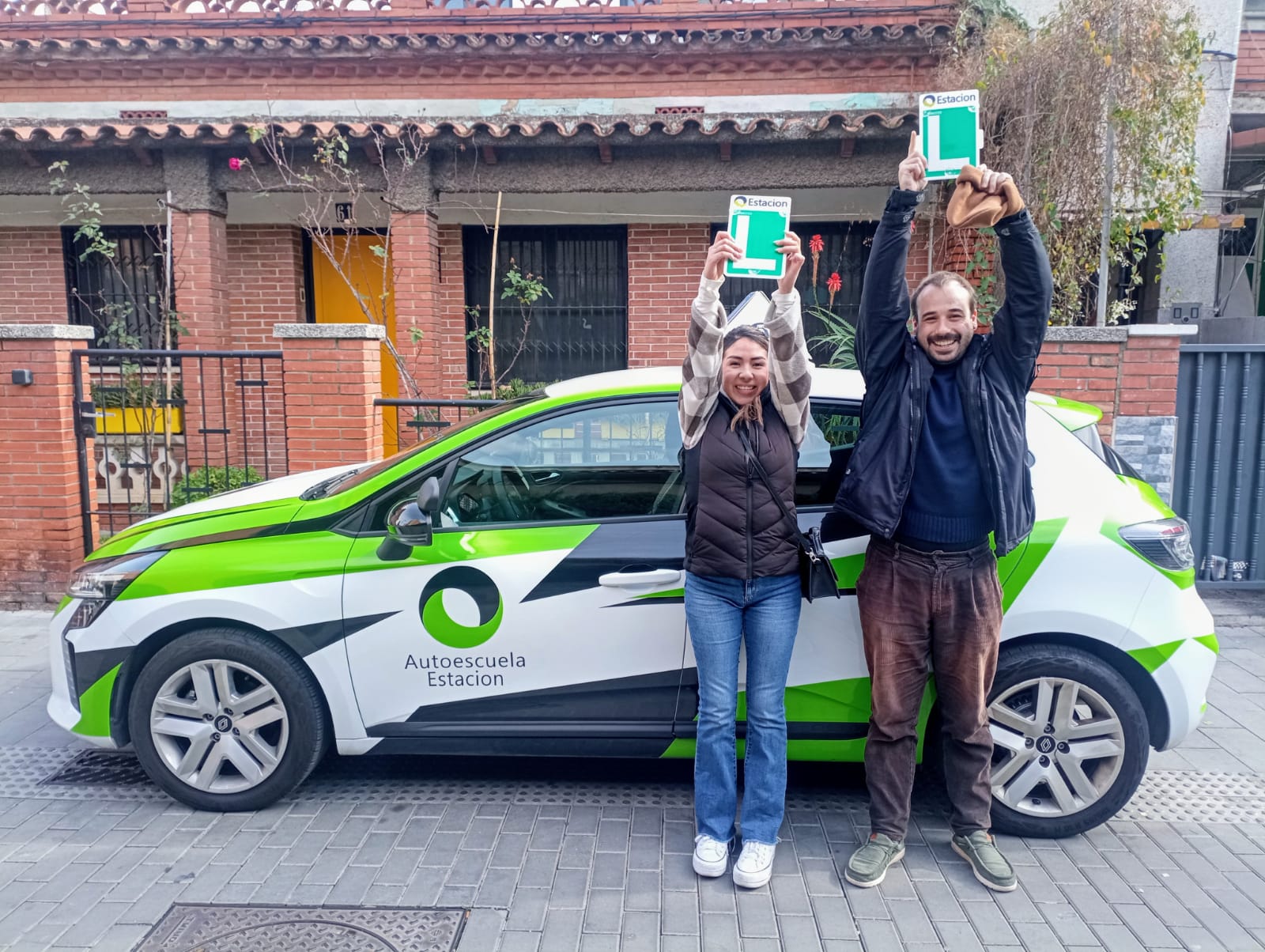 Conductor aprobado de la autoescuela