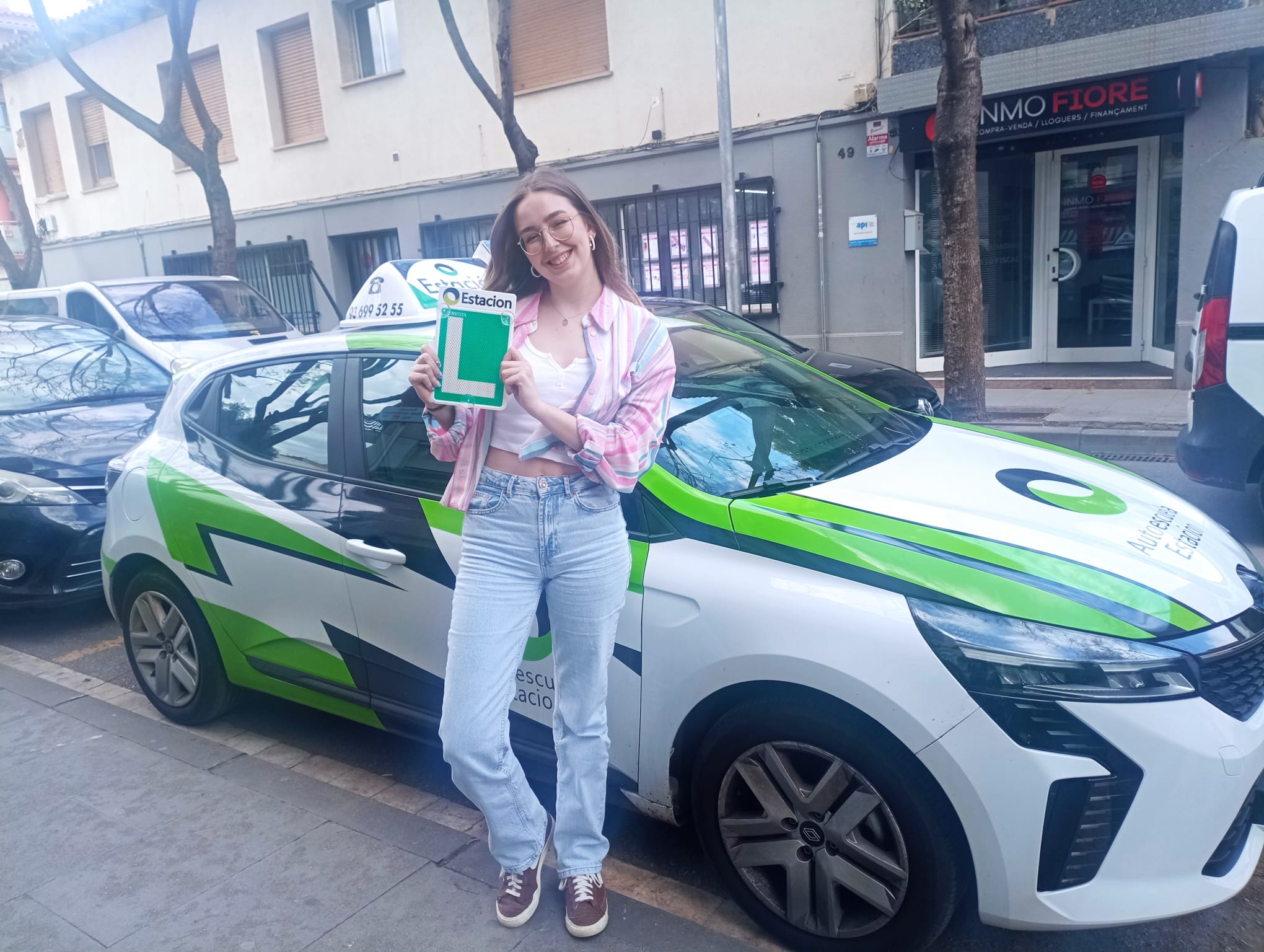 Conductor aprobado de la autoescuela