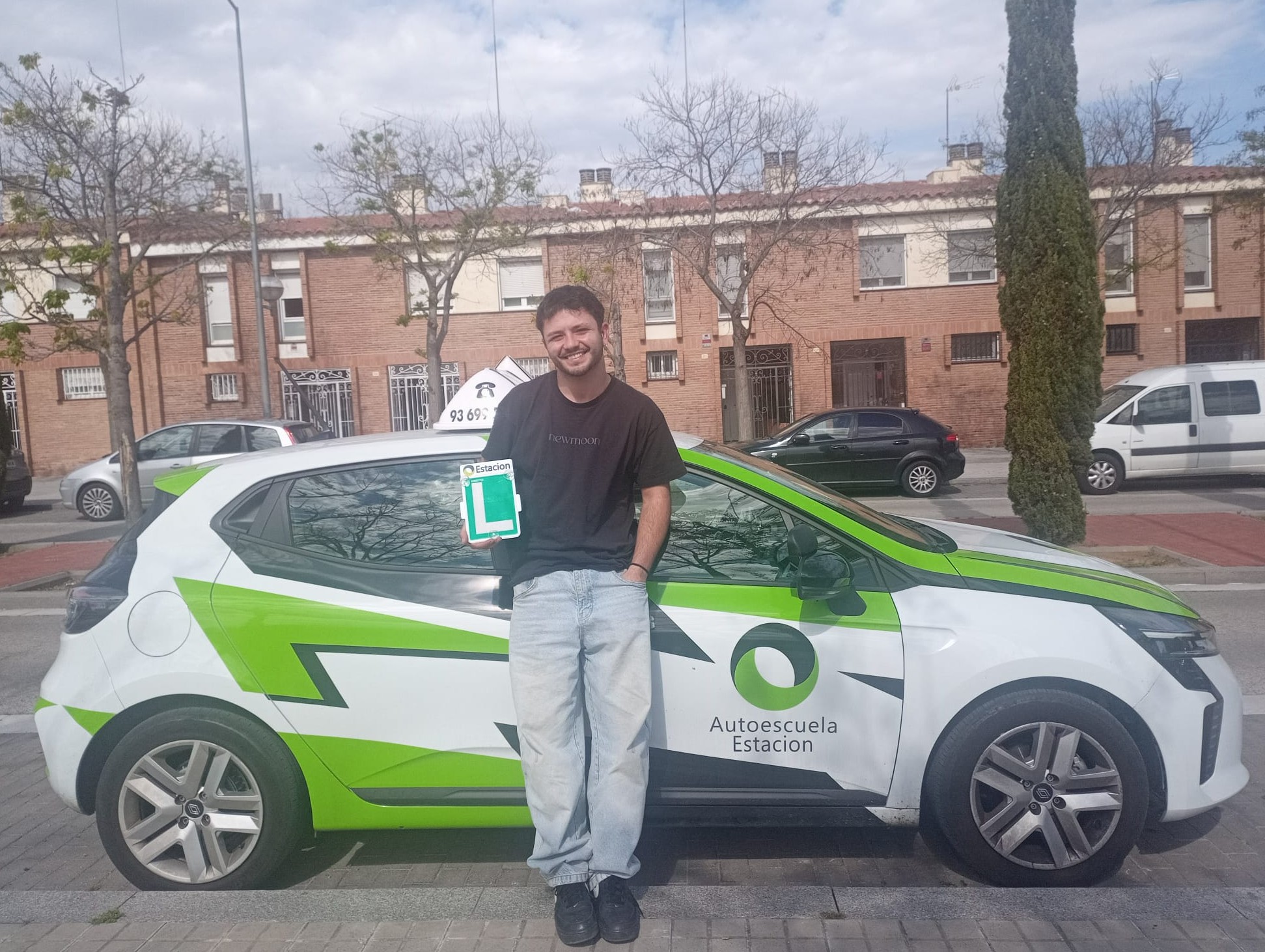 Conductor aprobado de la autoescuela