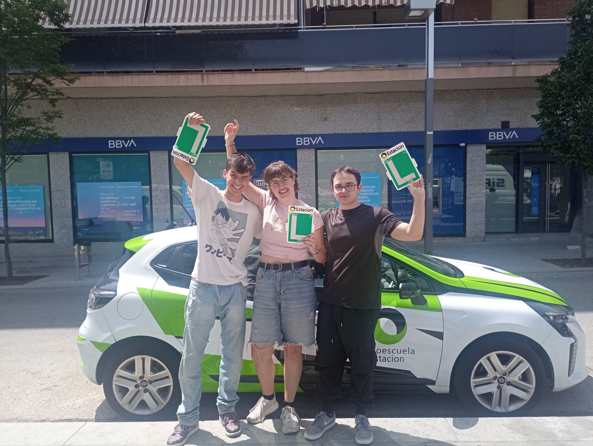 Conductor aprobado de la autoescuela