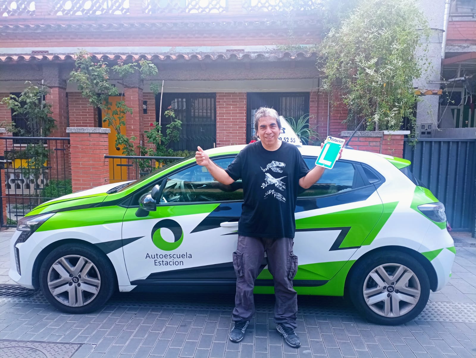 Conductor aprobado de la autoescuela
