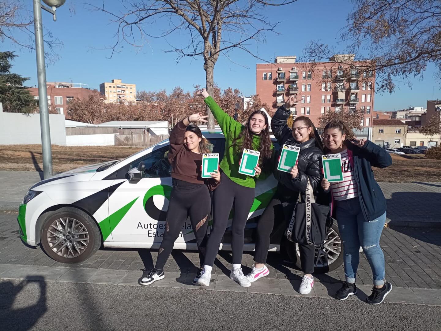 Conductor aprobado de la autoescuela
