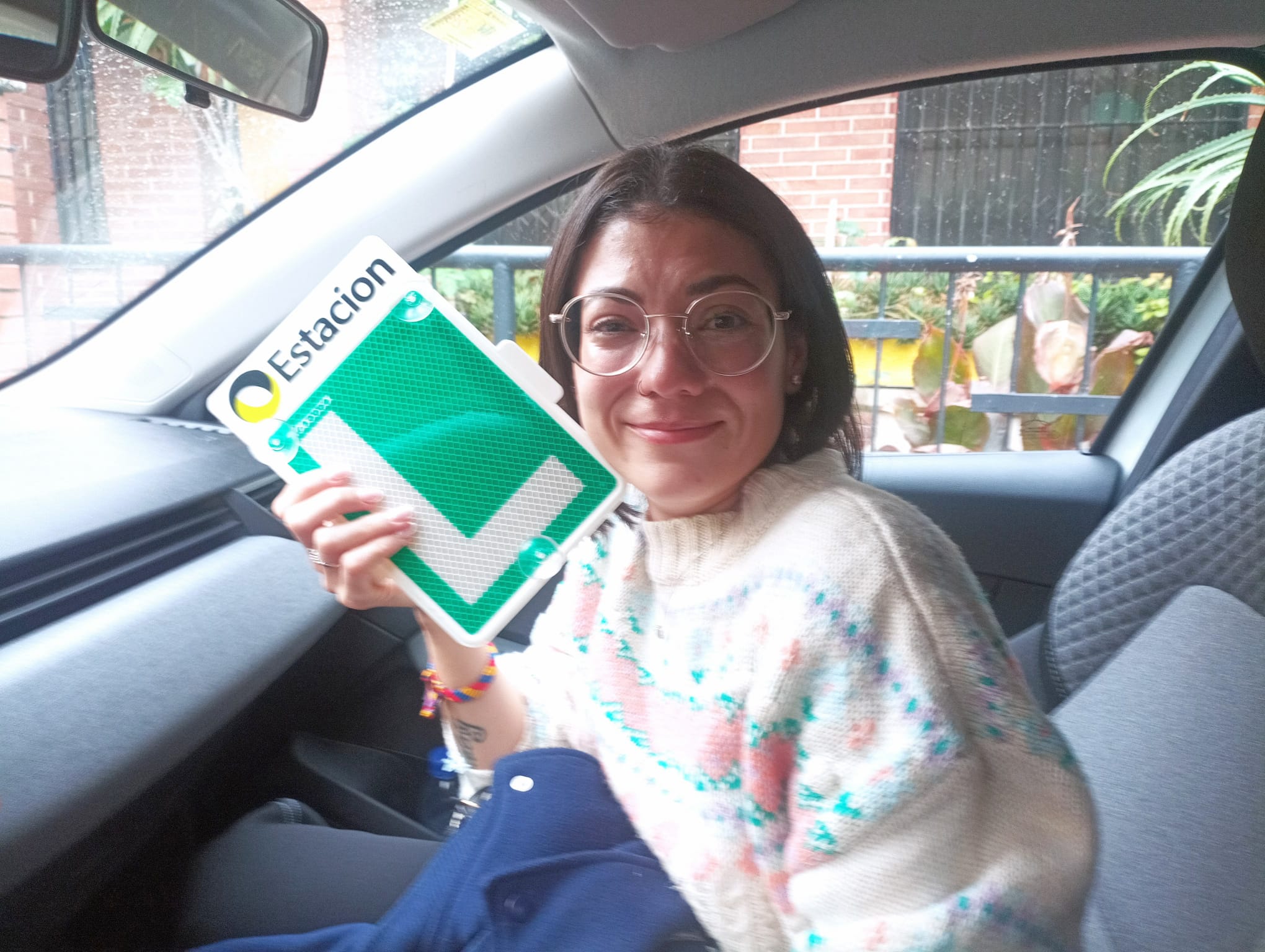 Conductor aprobado de la autoescuela