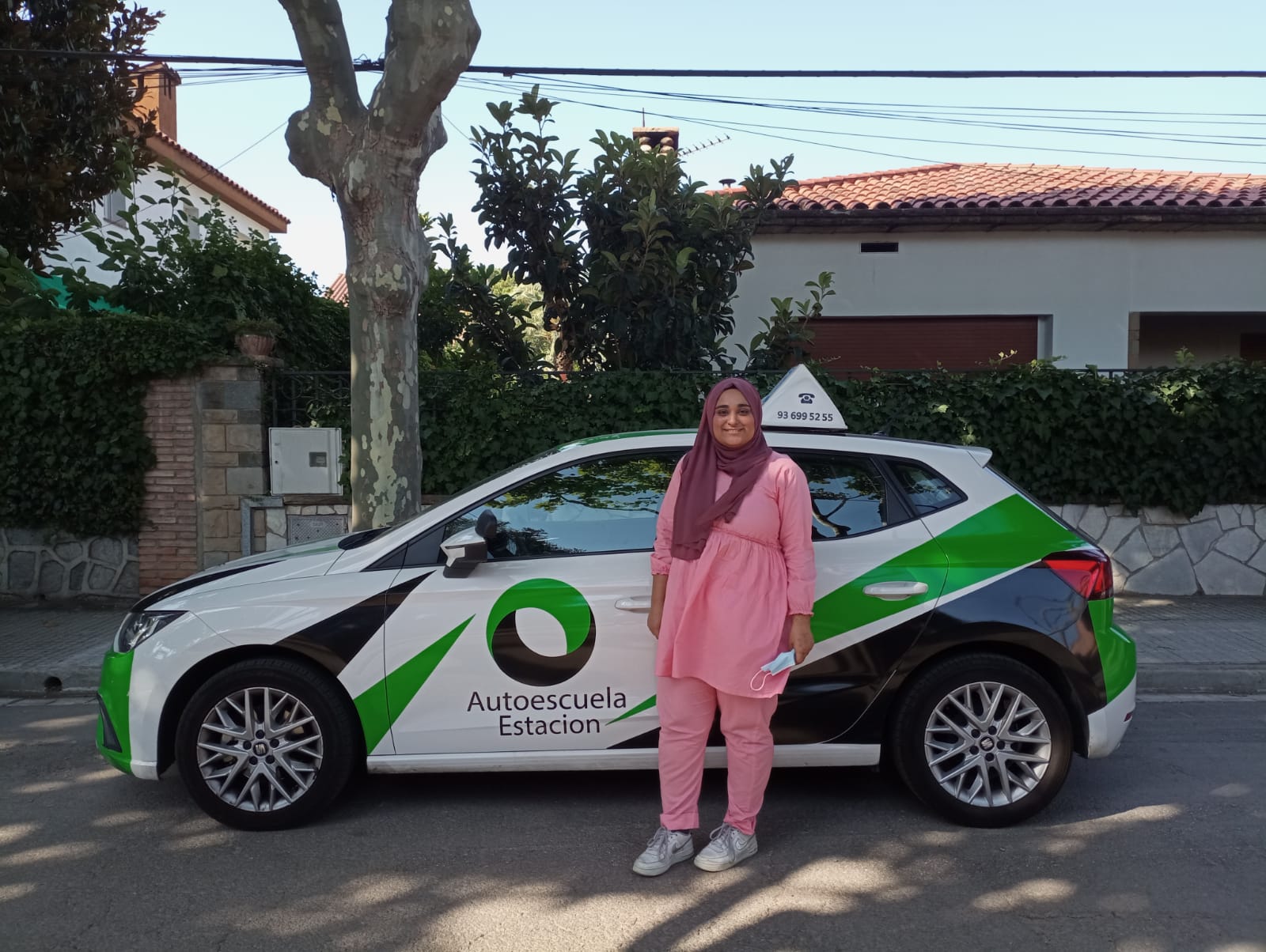 Conductor aprobado de la autoescuela