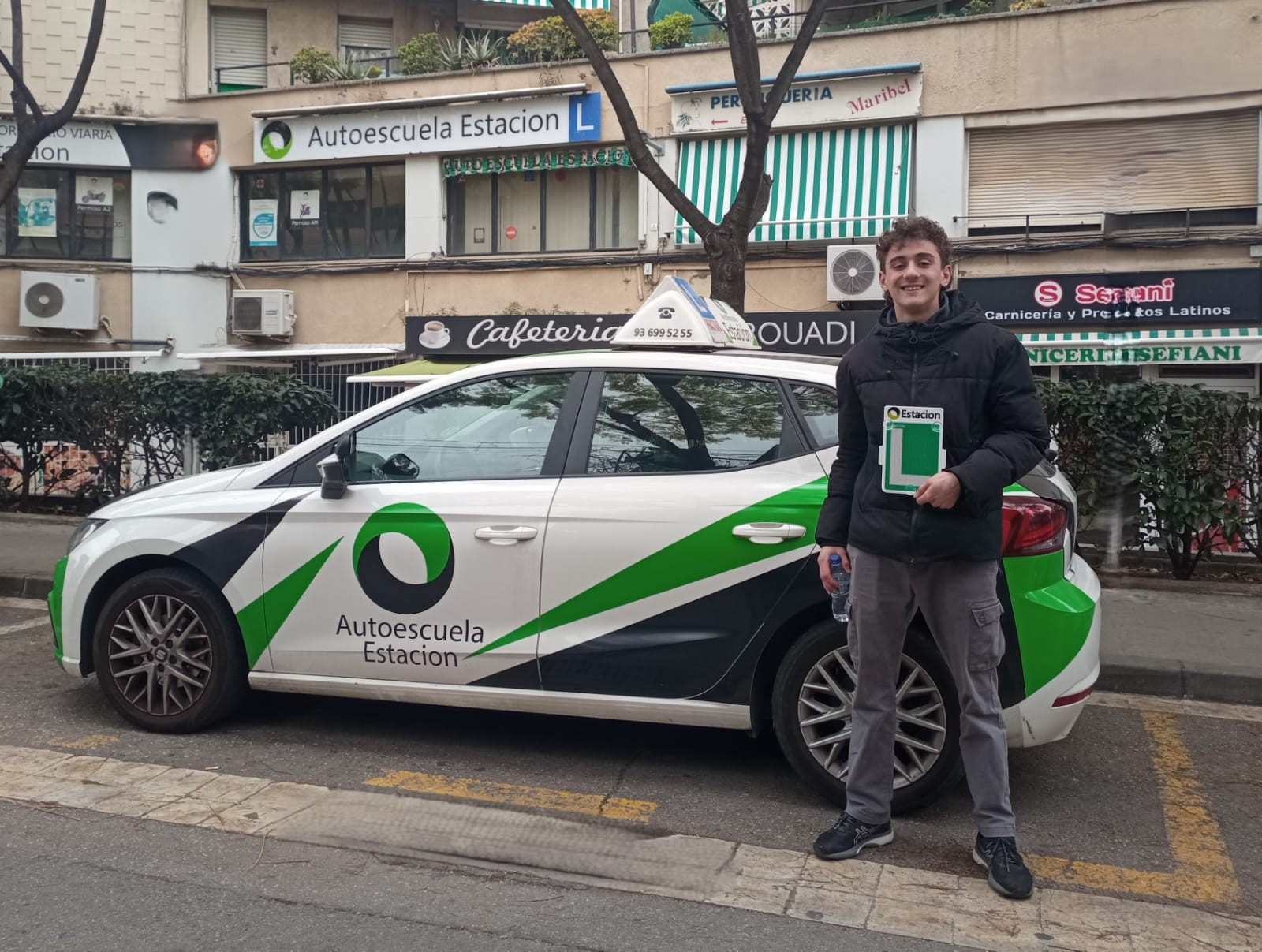 Conductor aprobado de la autoescuela