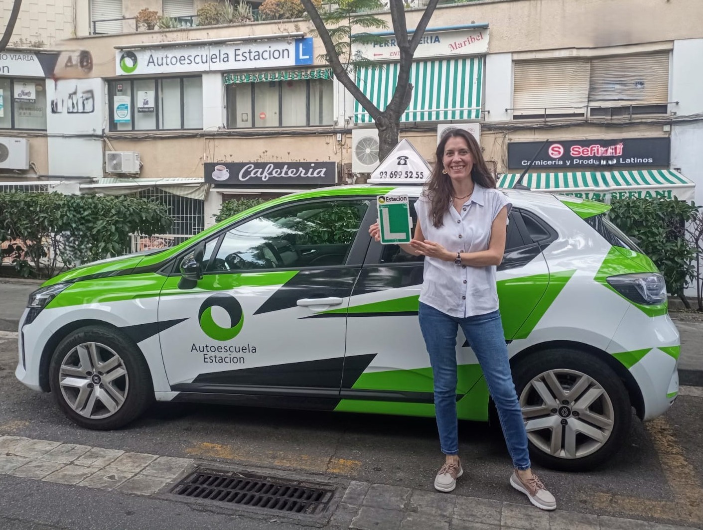 Conductor aprobado de la autoescuela