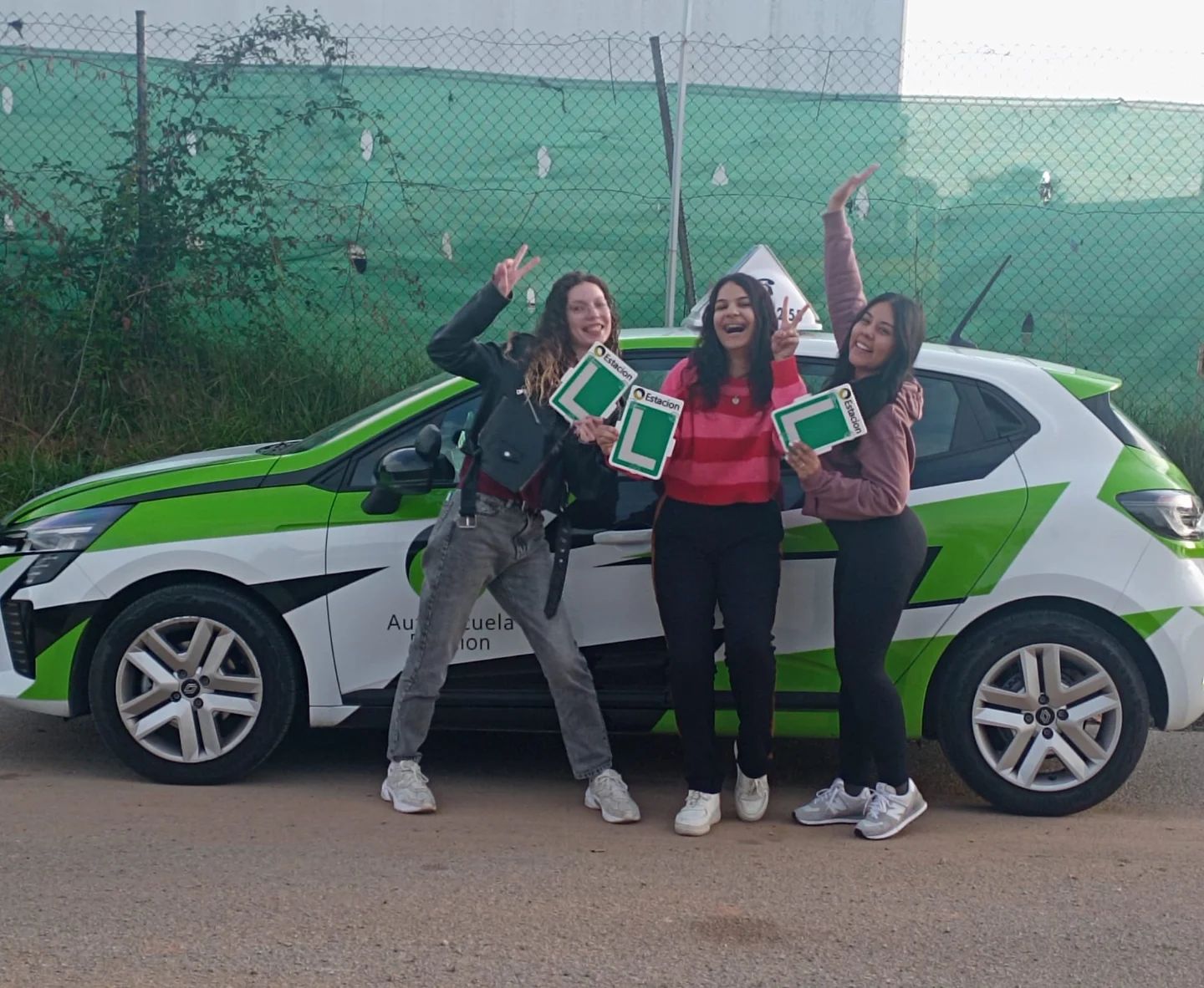 Conductor aprobado de la autoescuela