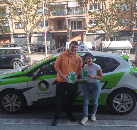 Conductor aprobado de la autoescuela