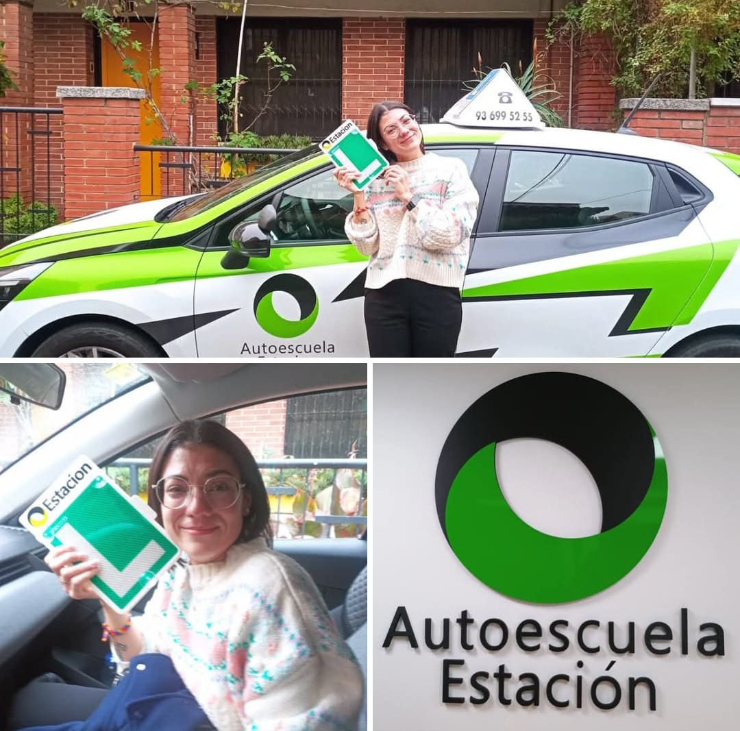 Conductor aprobado de la autoescuela