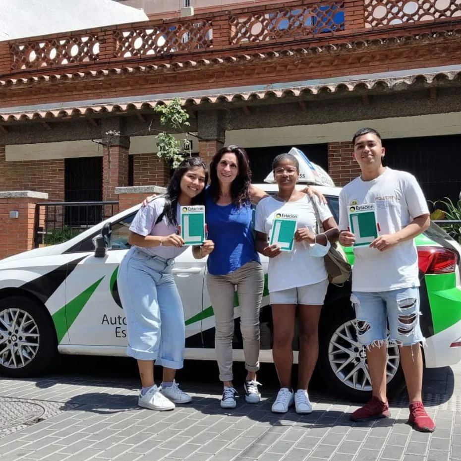 Conductor aprobado de la autoescuela