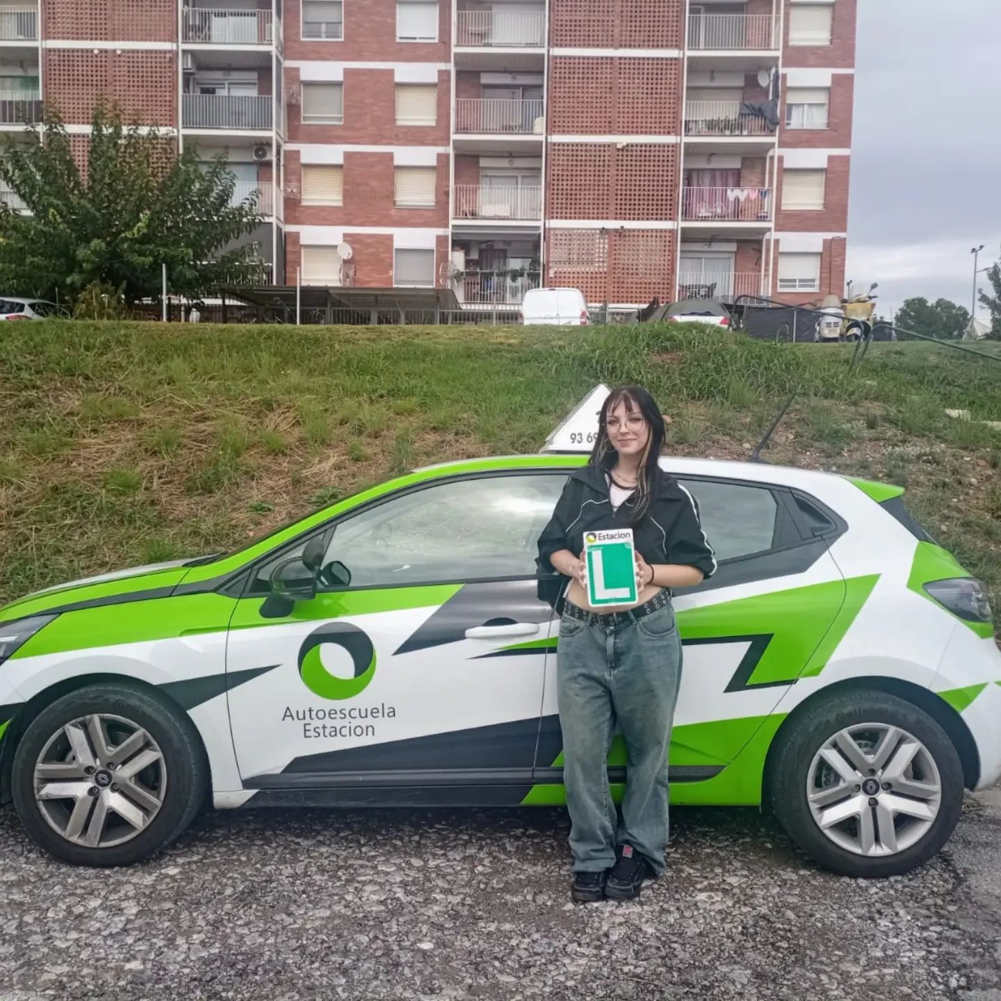 Conductor aprobado de la autoescuela