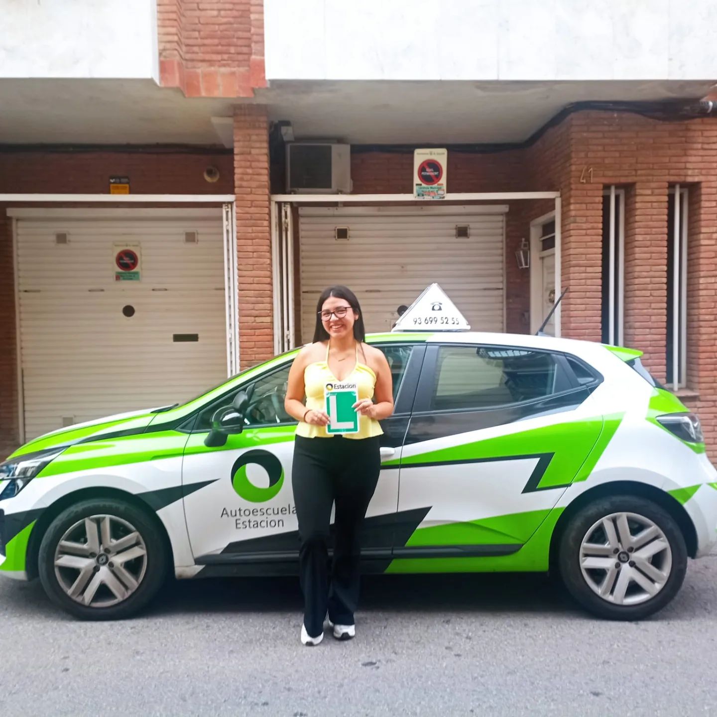 Conductor aprobado de la autoescuela