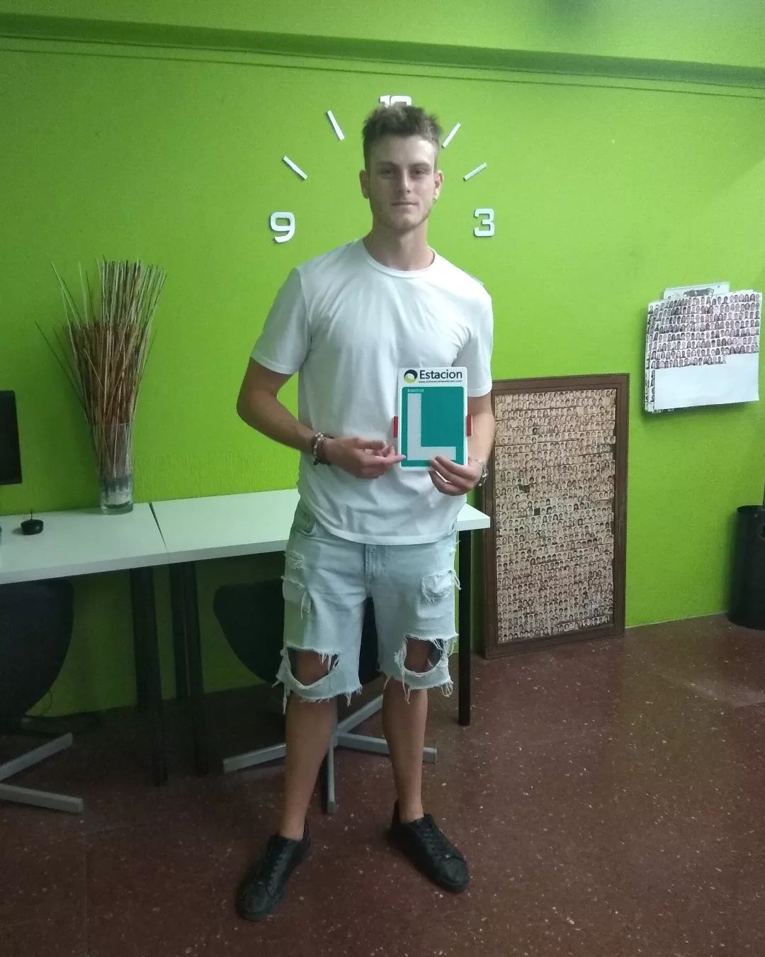 Conductor aprobado de la autoescuela