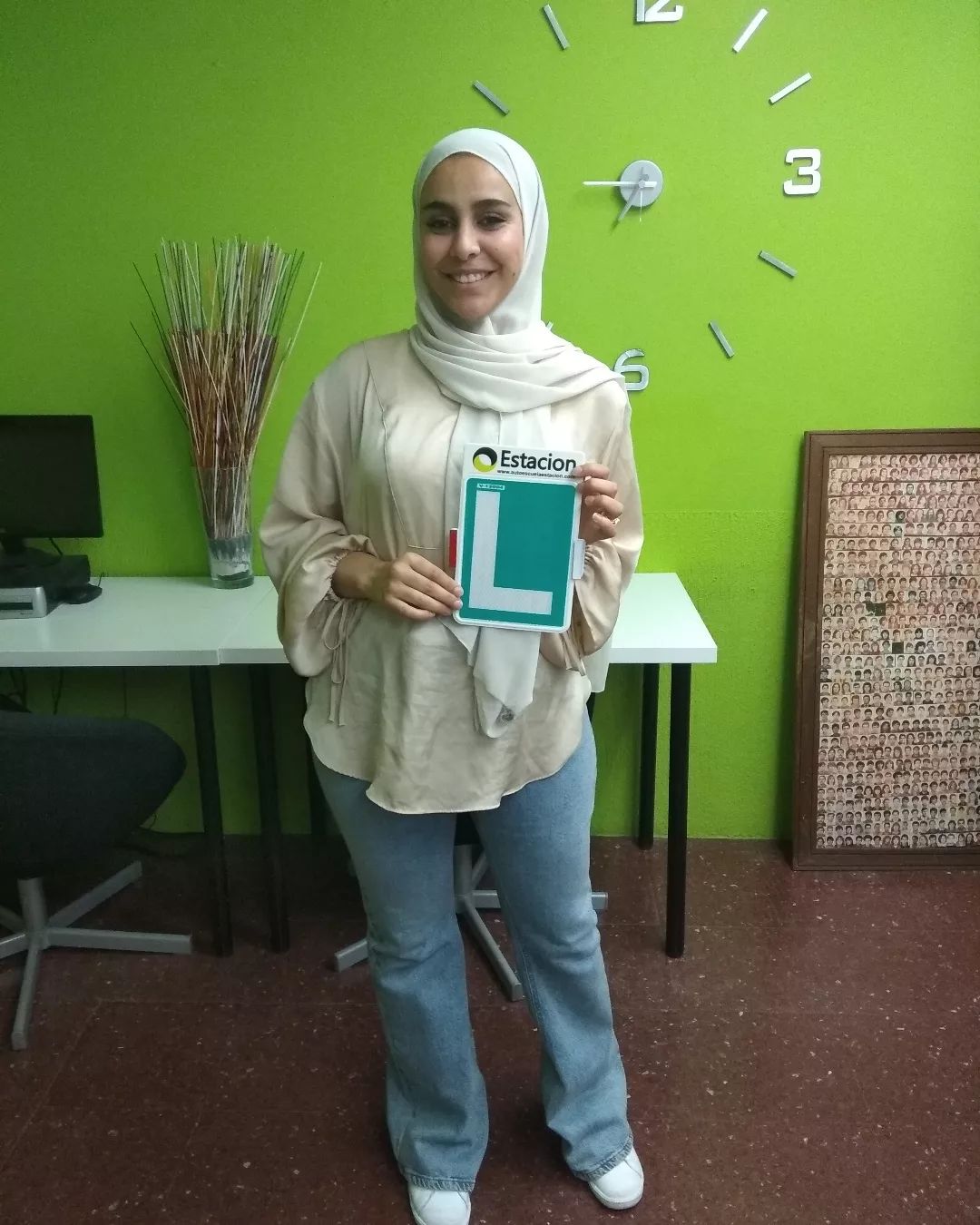 Conductor aprobado de la autoescuela