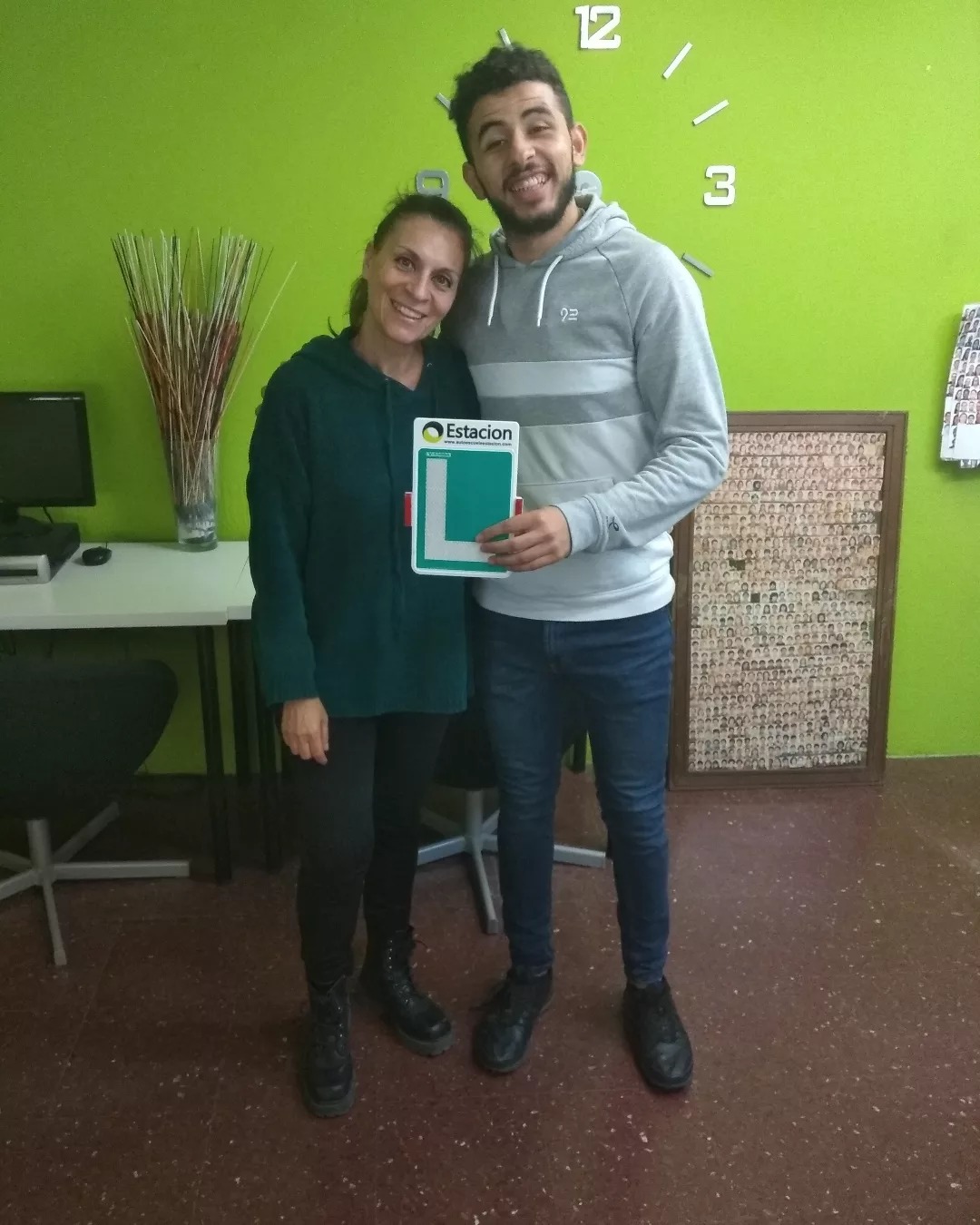 Conductor aprobado de la autoescuela