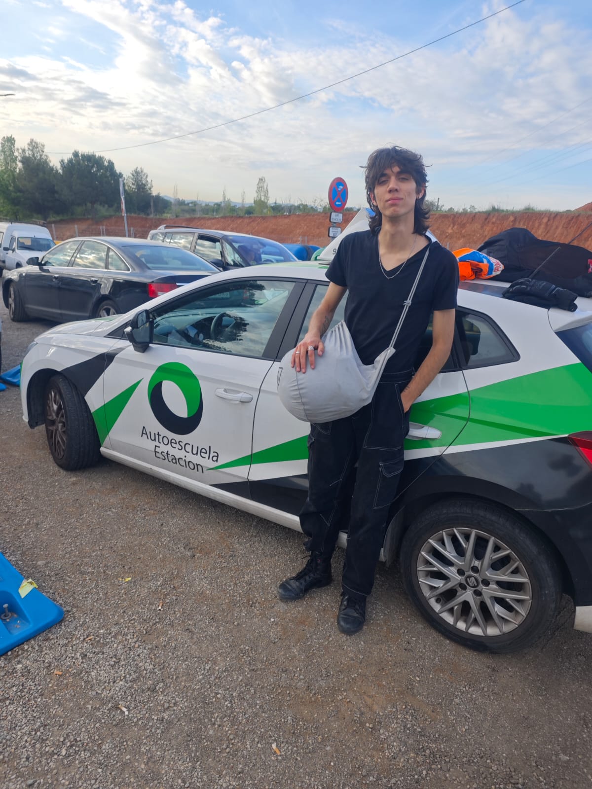 Conductor aprobado de la autoescuela