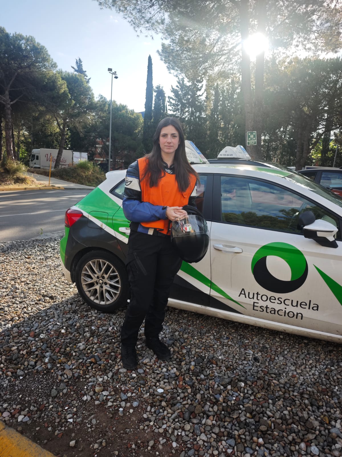 Conductor aprobado de la autoescuela