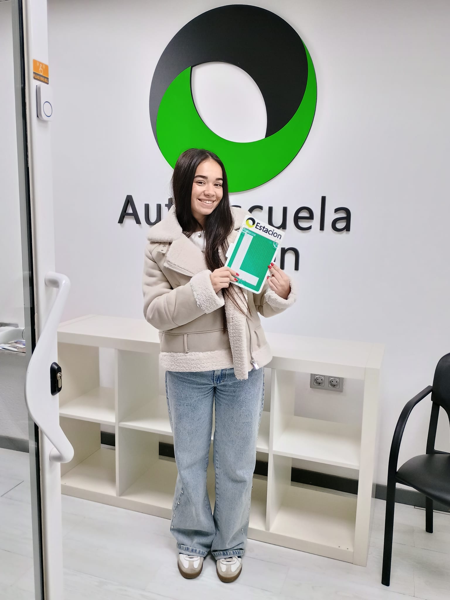 Conductor aprobado de la autoescuela