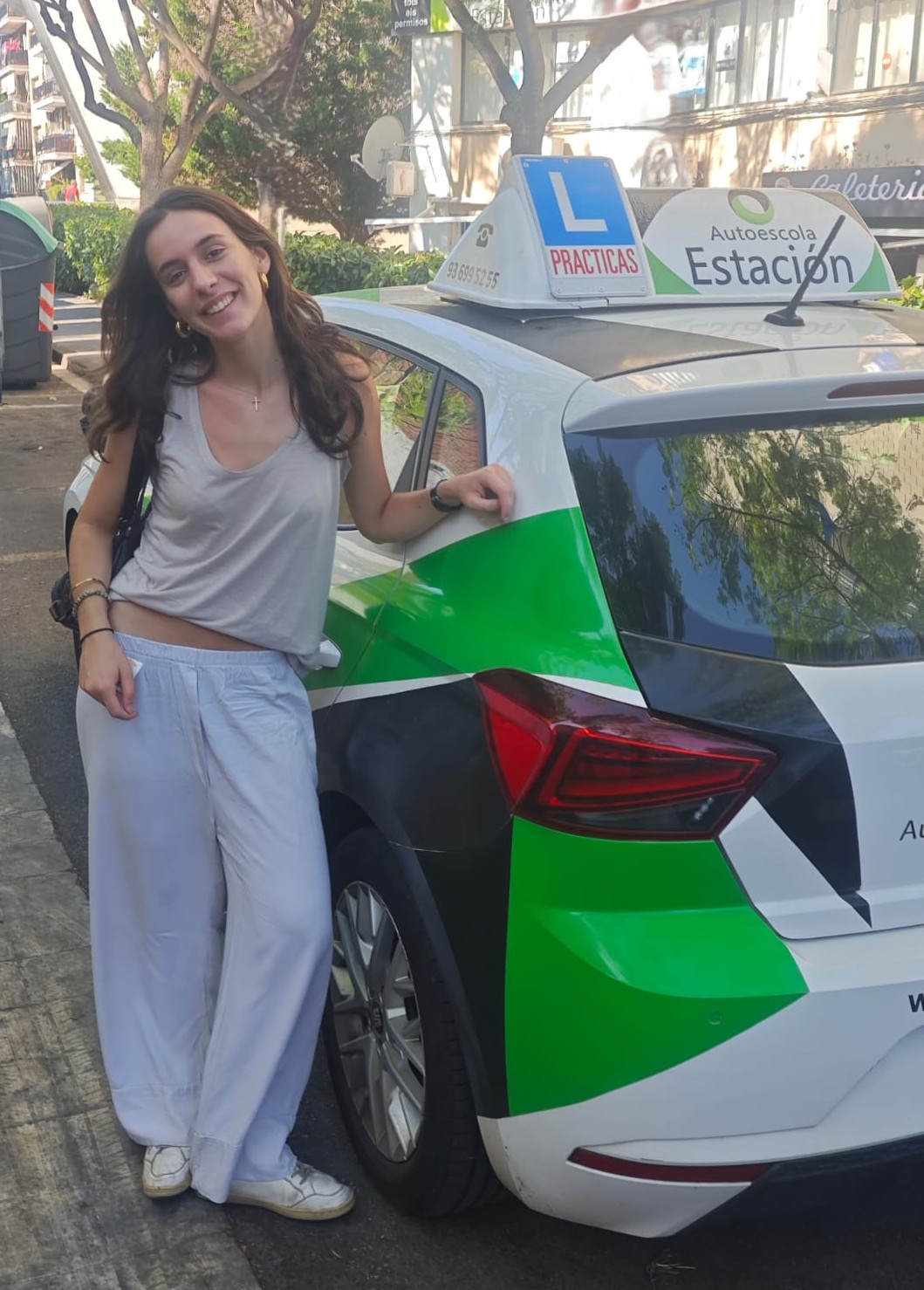 Conductor aprobado de la autoescuela