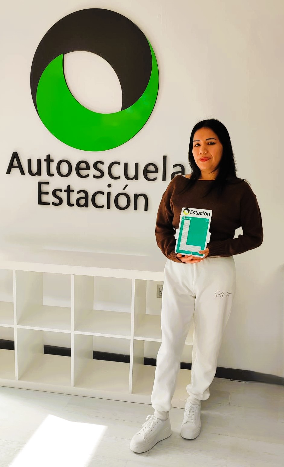 Conductor aprobado de la autoescuela